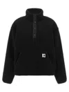 Carhartt Logo-patch Sweatshirt In Black