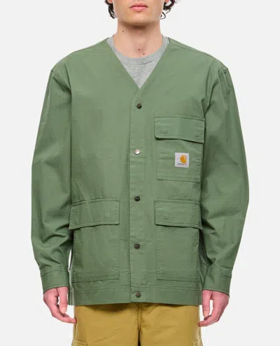 Carhartt Elroy Ripstop Shirt Jacket In Verde