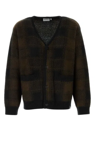 CARHARTT EMBROIDERED ACRYLIC BLEND EVERSON CARDIGAN