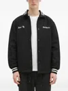 Carhartt Embroidered Coach Jacket In Black