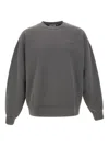 Carhartt Embroidered Crew Neck Sweatshirt In Gray