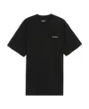 Carhartt Wip Script Logo Embroidered T-shirt In Black