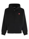 Carhartt Hooded Heart Ii Hartt Sweat Jacket In Black