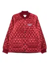 Carhartt Embroidered-logo Jacket In Red