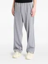 Carhartt Embroidered-logo Trousers In Gray
