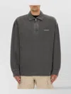 Carhartt Embroidered Script Sweatshirt Ribbed Cuffs In Gray