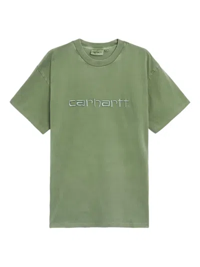 Carhartt Embroidered T-shirt In Green
