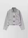 Carhartt Emery Jacket With Collar And Pockets In Gray