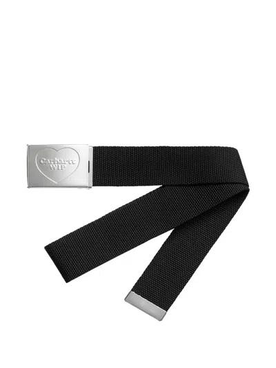 Carhartt Engraved Logo Belt In Black
