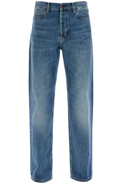 Carhartt Aaron Straight-leg Jeans In Blue