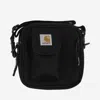 Carhartt Essentials Logo Patch Messenger Bag In Black