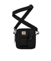 Carhartt Essentials Shoulder Bag Polyester Logo Strap In Black