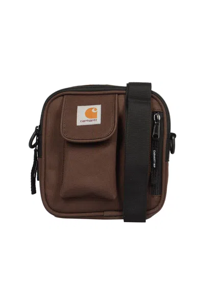 Carhartt Essential Small Shoulder Bag Camel In Brown