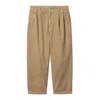 Carhartt Wip Pants In Leather