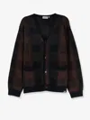Carhartt Wip Embroidered Acrylic Blend Everson Cardigan In Brown