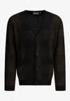 Carhartt Wip Embroidered Acrylic Blend Everson Cardigan In Brown