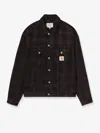 Carhartt Work In Progress Everson Denim Trucker Jacket In Black