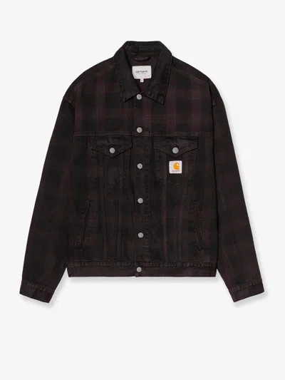 CARHARTT EVERSON DENIM JACKET WITH FRONT LOGO