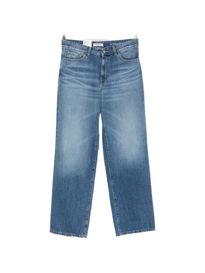 Carhartt Faded Straight-leg Jeans In Blue