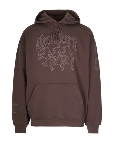 Carhartt Graphic Hooded Hoodie In Brown