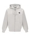 Carhartt Grey Hooded Heart Ii Hartt Zip-up Hoodie In Gray