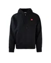 Carhartt Hooded Heart Ii Hartt Sweat Jacket In Black