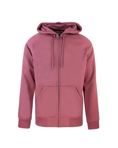 CARHARTT HOODED CHASE DUSTY PINK SWEATSHIRT