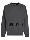 Carhartt Crew Neck Long Sleeves Cuffs And Hem In Egd Black Black