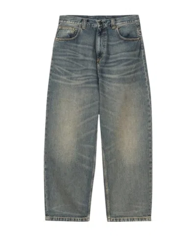 Carhartt Five-pocket Denim Jeans In Blue