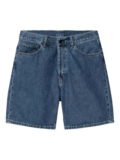 Carhartt Five-pocket Denim Shorts In Blue