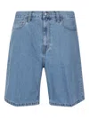 Carhartt Five-pocket Denim Shorts In Blue