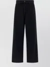 Carhartt Five-pocket Trousers Featuring Belt Loops Design In Black