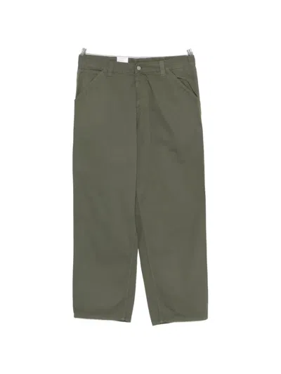 Carhartt Five-pockets Trousers In Green