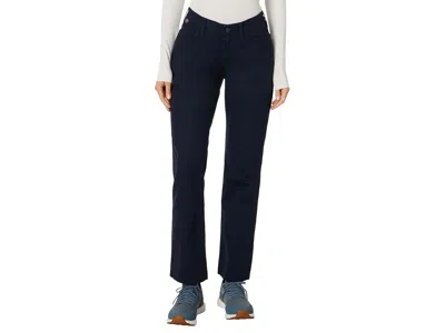 Carhartt Flame-resistant Rugged Flex(r) Relaxed Fit Canvas Work Pants Women's Clothing Navy: 12 R In Blue