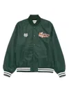 Carhartt Men S Flaming Ducks Bomber Conifer In Green