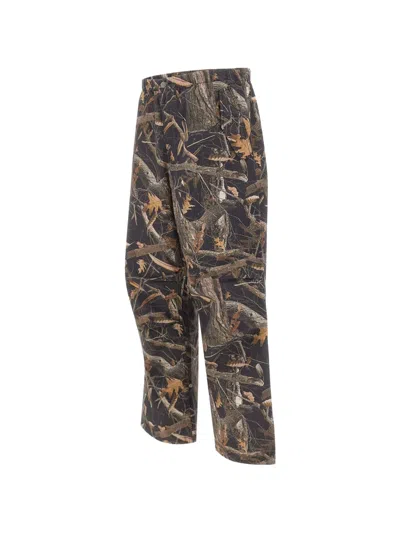 Carhartt Fletcher Abstract-pattern Trousers In White
