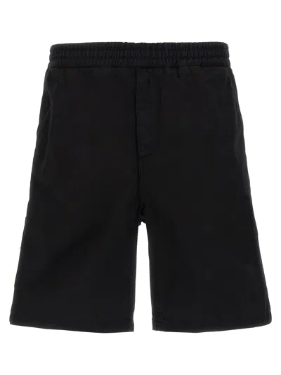 Carhartt Flint Bermuda Shorts In Black