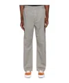 Carhartt Gray Flint Trousers In Gray
