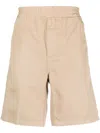 Carhartt Flint Elasticated-waist Shorts In Neutrals