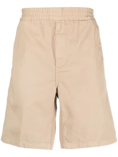 Carhartt Flint Elasticated-waist Shorts In Neutrals
