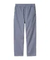 Carhartt Flint Logo-patch Trousers In Multicolor