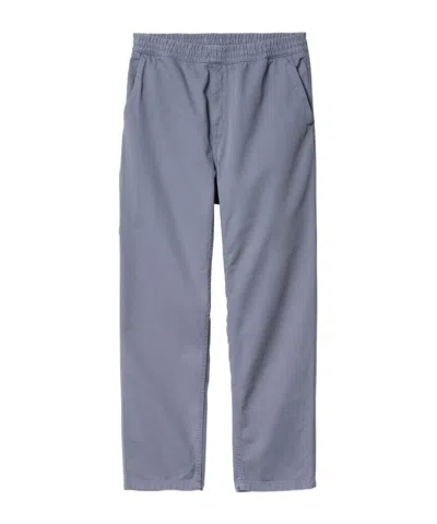 Carhartt Flint Logo-patch Trousers In Multicolor