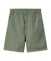 Carhartt Flint Organic Cotton Shorts In Green