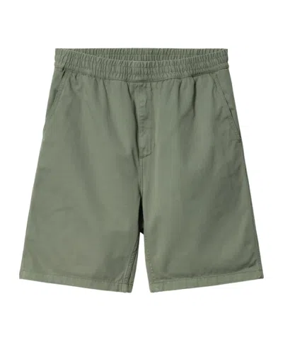 Carhartt Flint Organic Cotton Shorts In Green