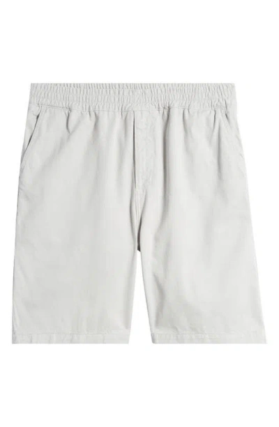 Carhartt Flint Organic Cotton Twill Shorts In Sonic Silver Garmen