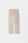 Carhartt Flint Straight-leg Garment-dyed Organic Cotton-twill Trousers In Natural
