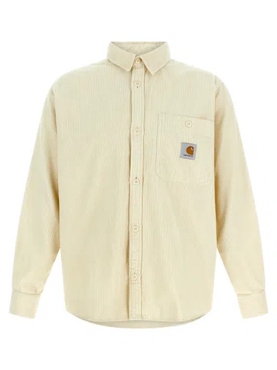 Carhartt Flint Shirt And Blouse White In Yellow