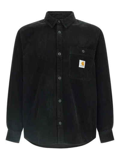 Carhartt Flint Shirt In Black
