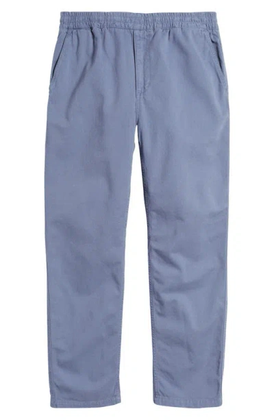 Carhartt Flint Straight Leg Twill Pants In Bay Blue Garment Dyed