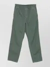 Carhartt Flint Trousers Elasticated Waistband In Green